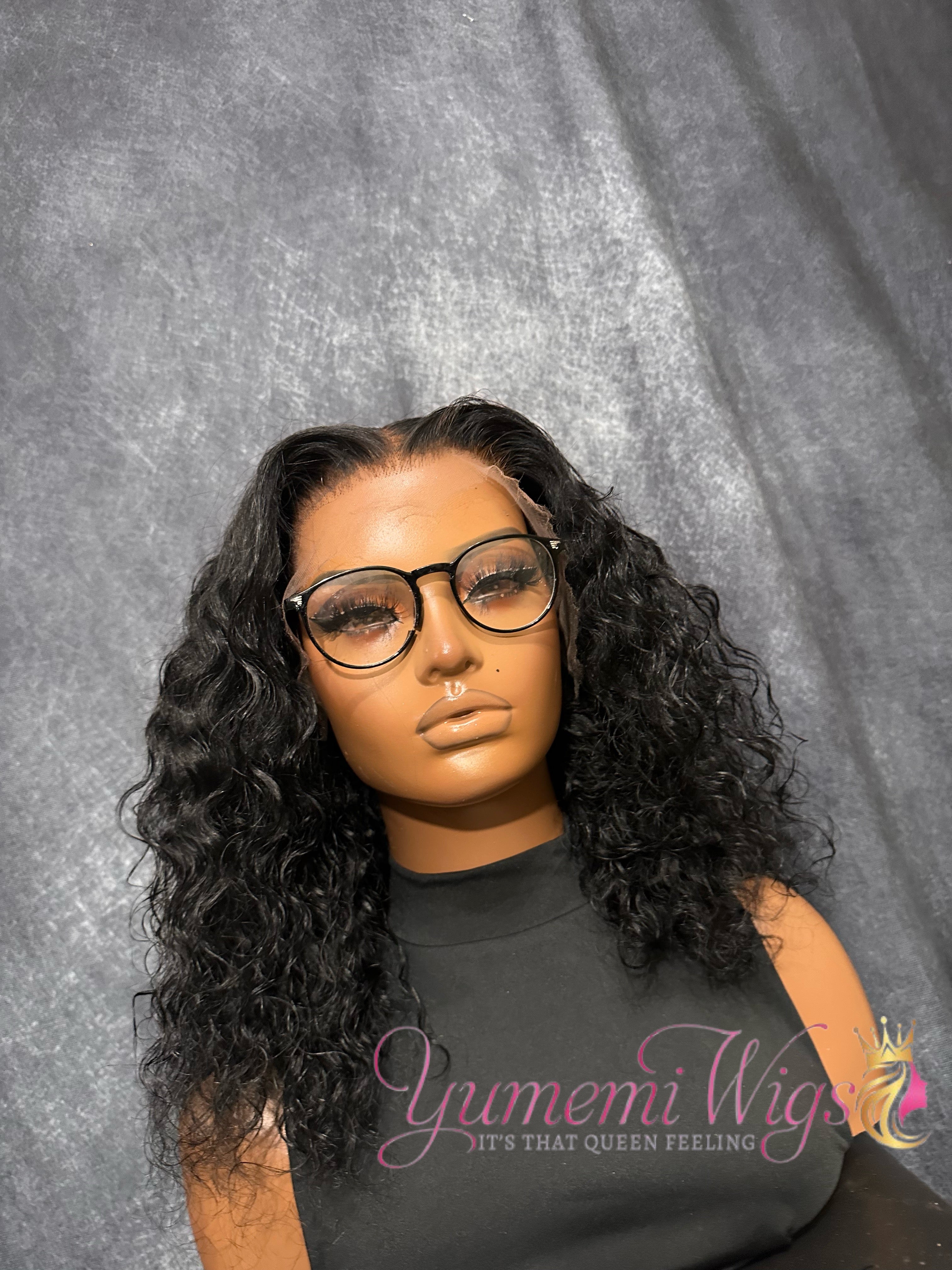 13x6 Transparent Lace Frontal Wig - Deep Wave