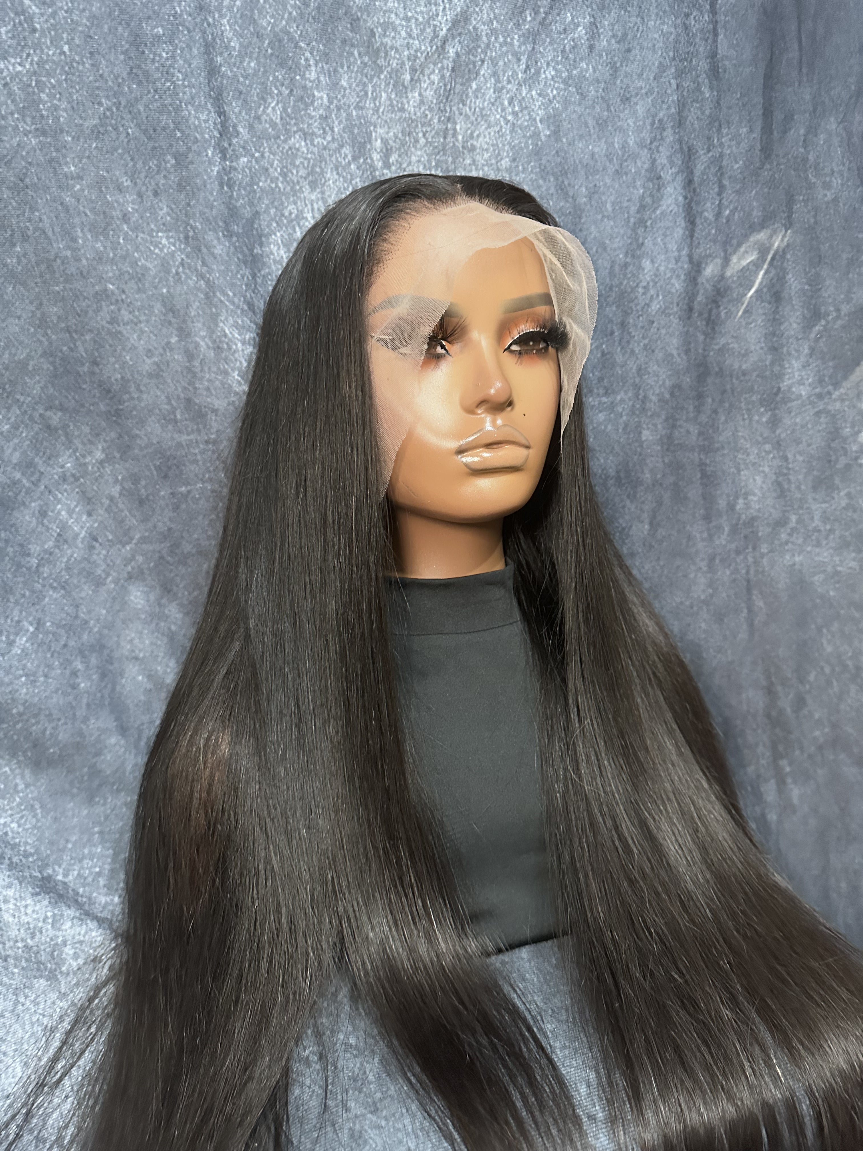 6x6 Transparent Lace Closure Wig